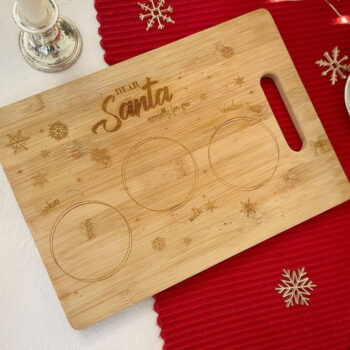 Dear Santa wood board