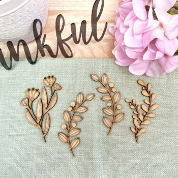 Floral table decor - set of 4