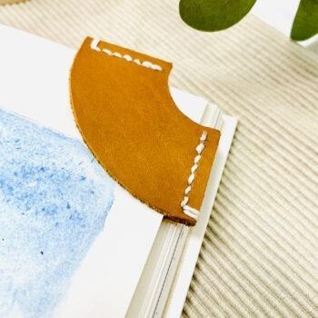 Leather bookmarks